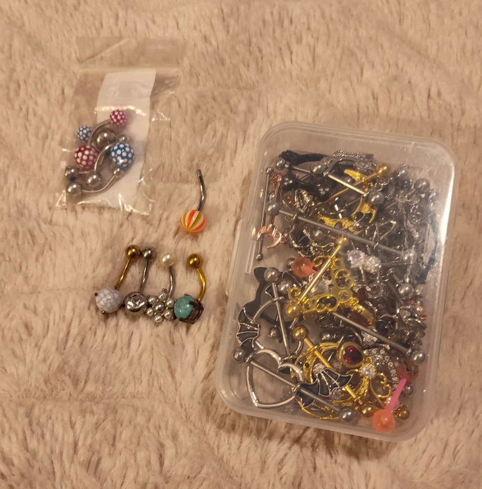 HUGE BUNDLE Of BODY JEWELRY